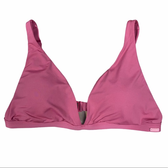Roxy Other - Roxy Pink Triangle Bikini Top Adjustable Straps L